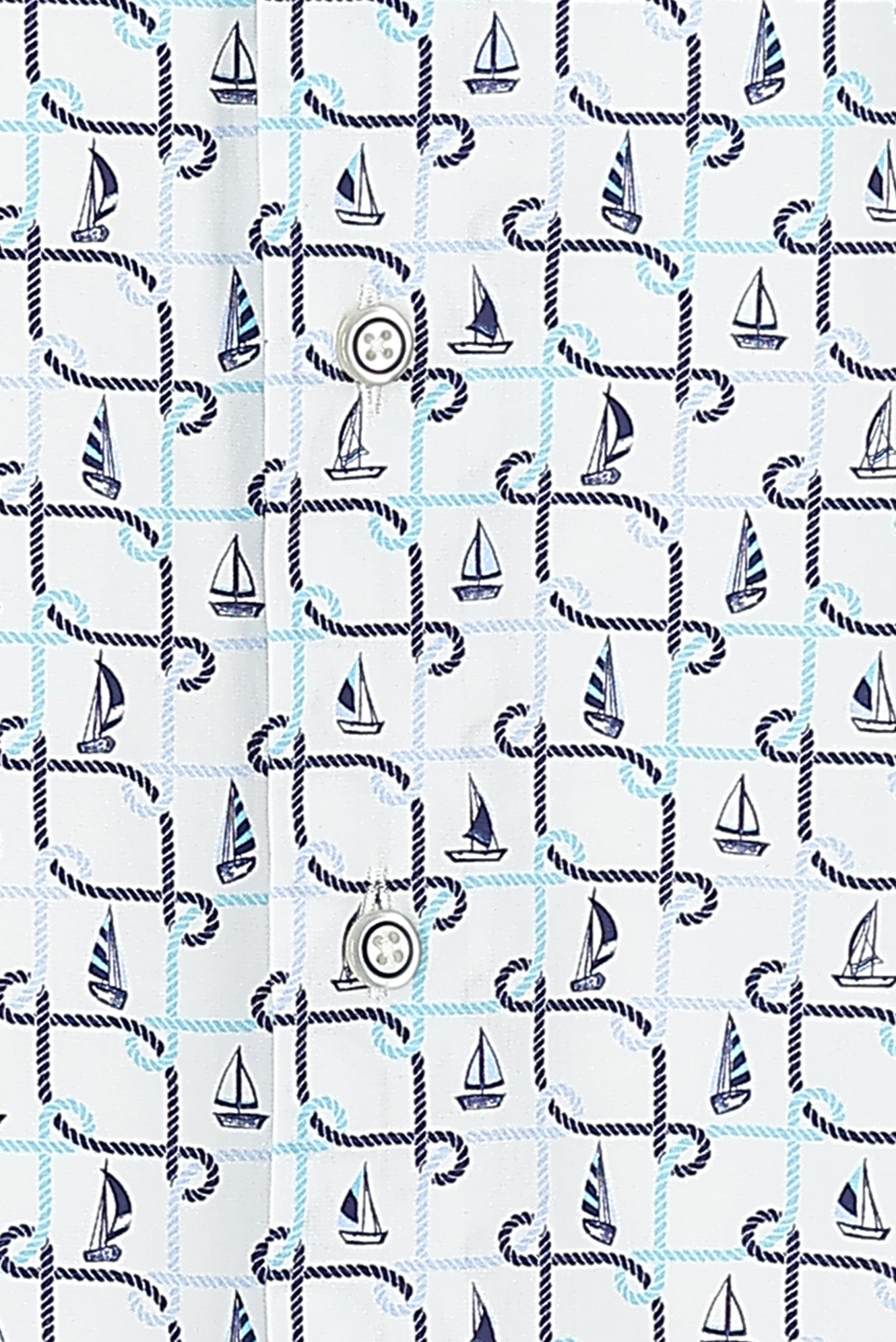 Kırık Beyaz Uzun Kol Baskılı Slim Fit Dar Kesim Pamuk Gömlek