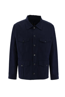 Orta Lacivert Slim Fit Dar Kesim Denim Kot Ceket-Abdullah Ki??l?