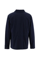 Orta Lacivert Slim Fit Dar Kesim Denim Kot Ceket