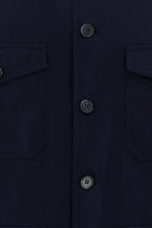 Orta Lacivert Slim Fit Dar Kesim Denim Kot Ceket-Abdullah Ki??l?