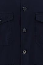 Orta Lacivert Slim Fit Dar Kesim Denim Kot Ceket