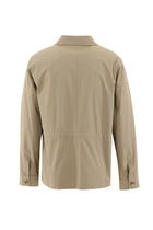 Açık Bej Slim Fit Dar Kesim Denim Kot Pamuklu Ceket