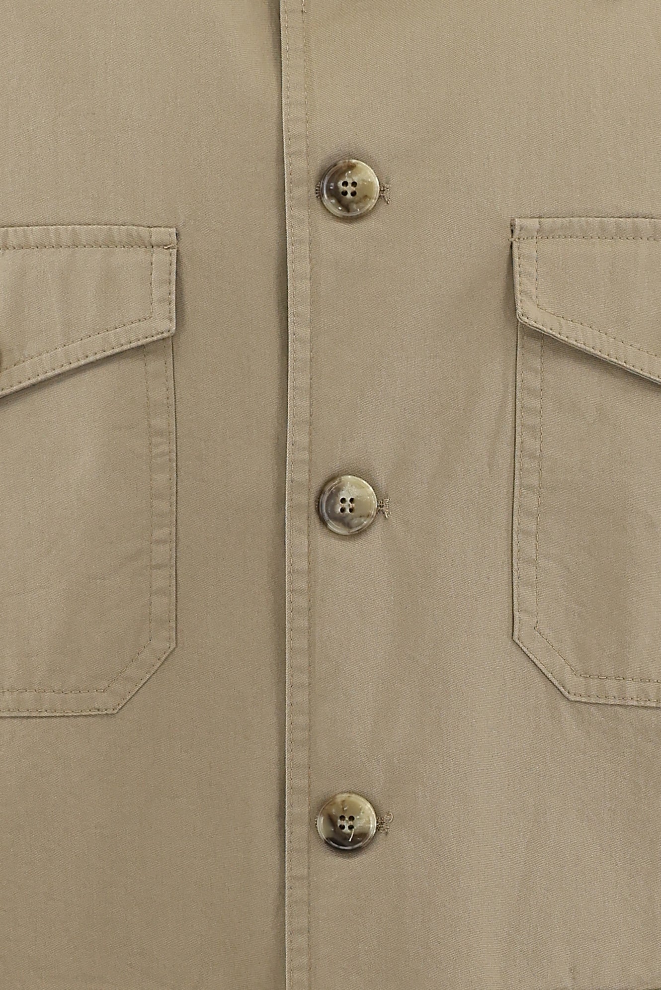 Açık Bej Slim Fit Dar Kesim Denim Kot Ceket