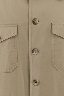 Orta Bej Slim Fit Dar Kesim Denim Kot Ceket-Abdullah Ki??l?