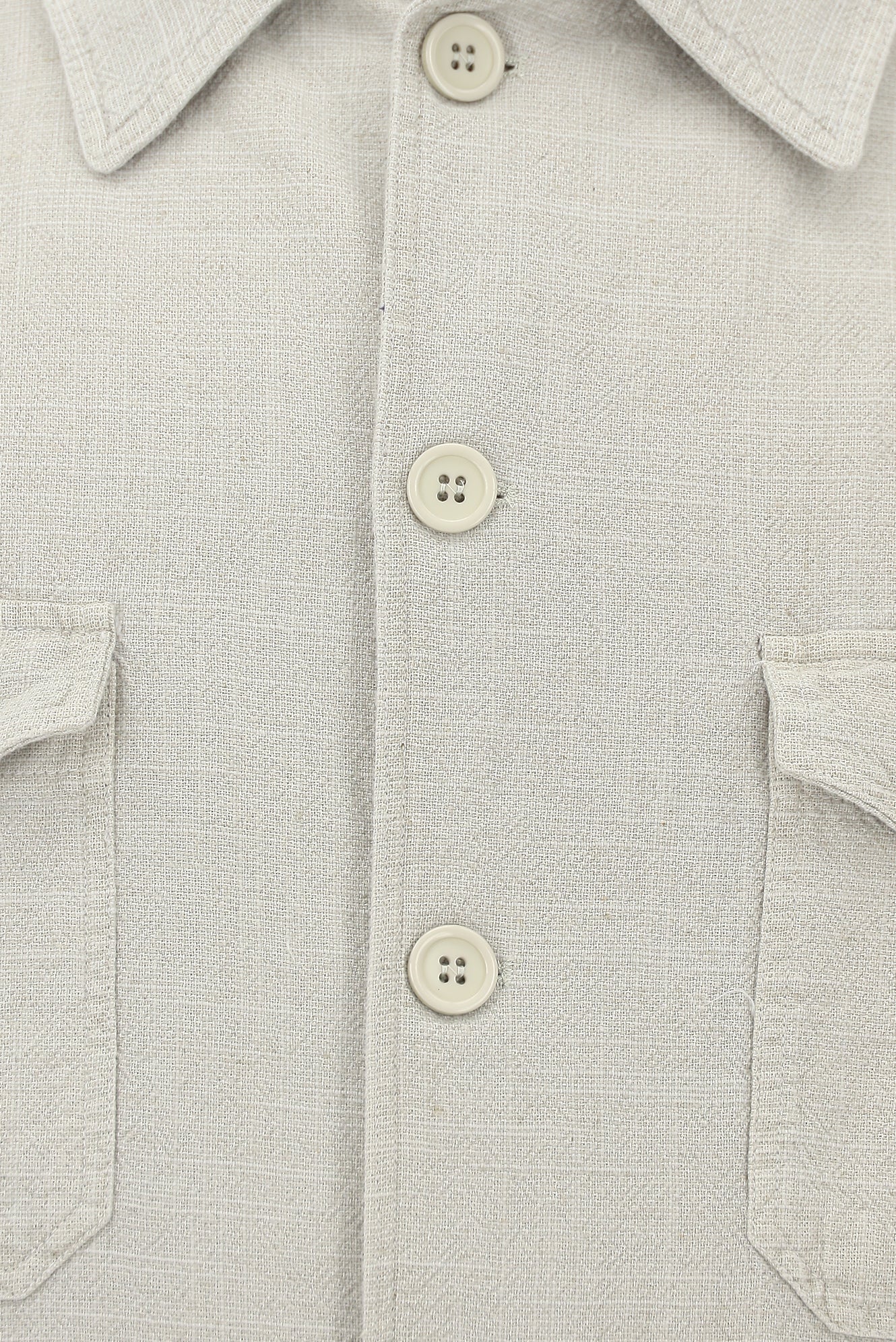 Açık Bej Mevsimlik Spor Pamuklu Keten Mont