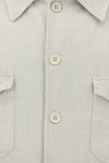 Açık Bej Mevsimlik Spor Pamuklu Keten Mont