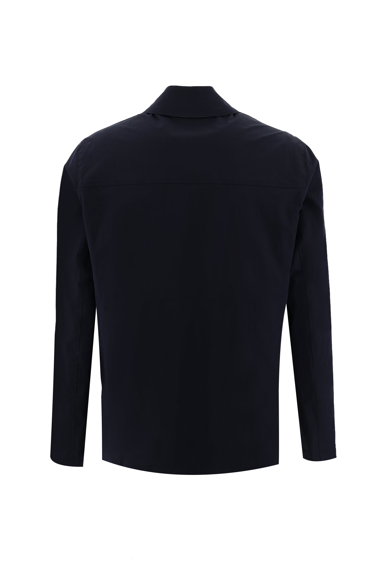 Orta Lacivert Slim Fit Dar Kesim Mevsimlik Çift Tarafl? Mont-Abdullah Ki??l?