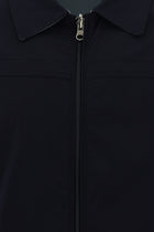 Orta Lacivert Slim Fit Dar Kesim Mevsimlik Çift Tarafl? Mont-Abdullah Ki??l?
