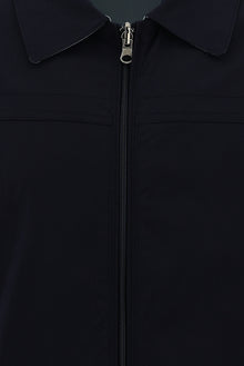 Orta Lacivert Slim Fit Dar Kesim Mevsimlik Çift Tarafl? Mont-Abdullah Ki??l?