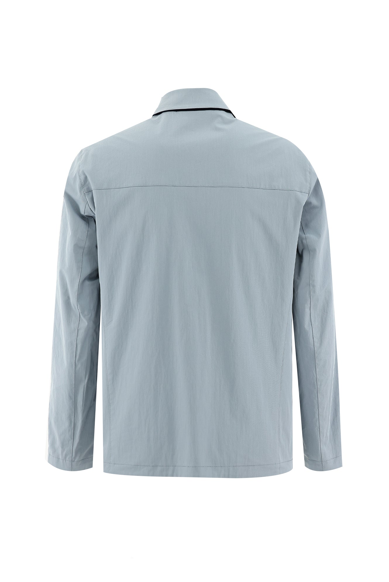 Orta Lacivert Slim Fit Dar Kesim Mevsimlik Çift Tarafl? Mont-Abdullah Ki??l?