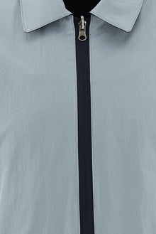 Orta Lacivert Slim Fit Dar Kesim Mevsimlik Çift Tarafl? Mont-Abdullah Ki??l?