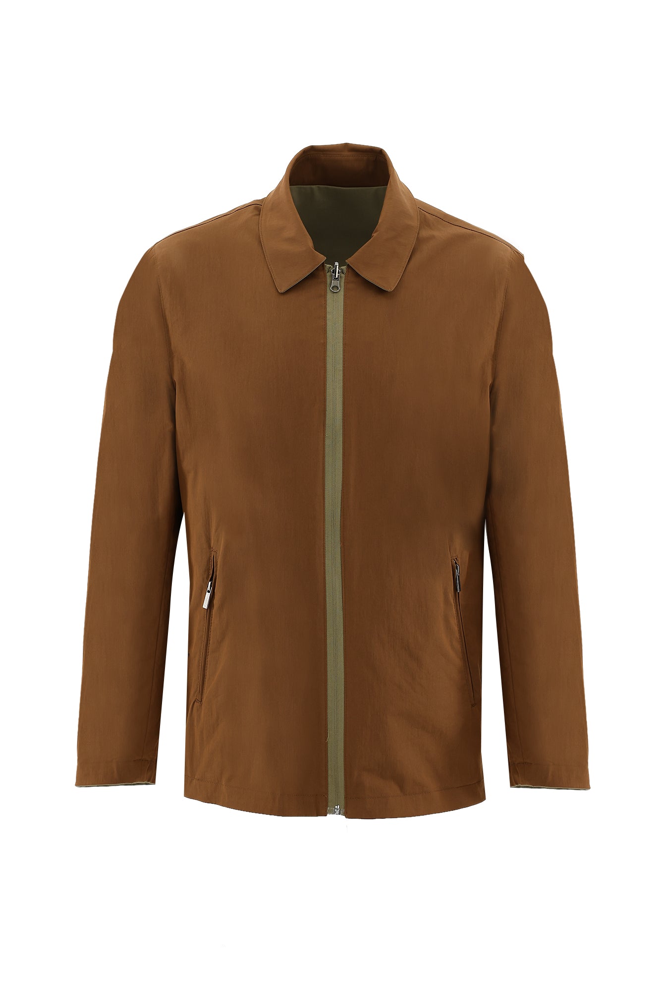 Orta Vizon Slim Fit Dar Kesim Mevsimlik Çift Taraflı Mont