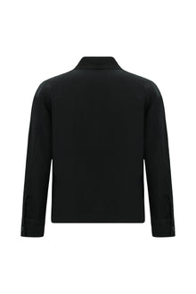Siyah Slim Fit Dar Kesim Mevsimlik Spor Keten Mont