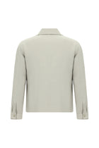 Açık Gri Slim Fit Dar Kesim Mevsimlik Spor Keten Mont