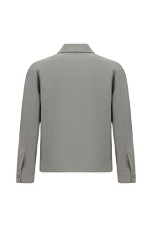 Orta Füme Slim Fit Dar Kesim Mevsimlik Spor Keten Mont