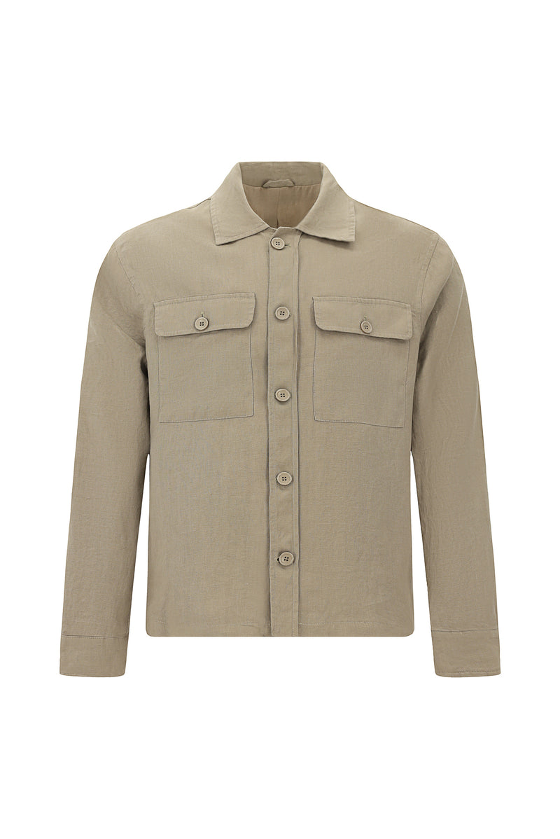 Orta Vizon Slim Fit Dar Kesim Mevsimlik Spor Keten Mont