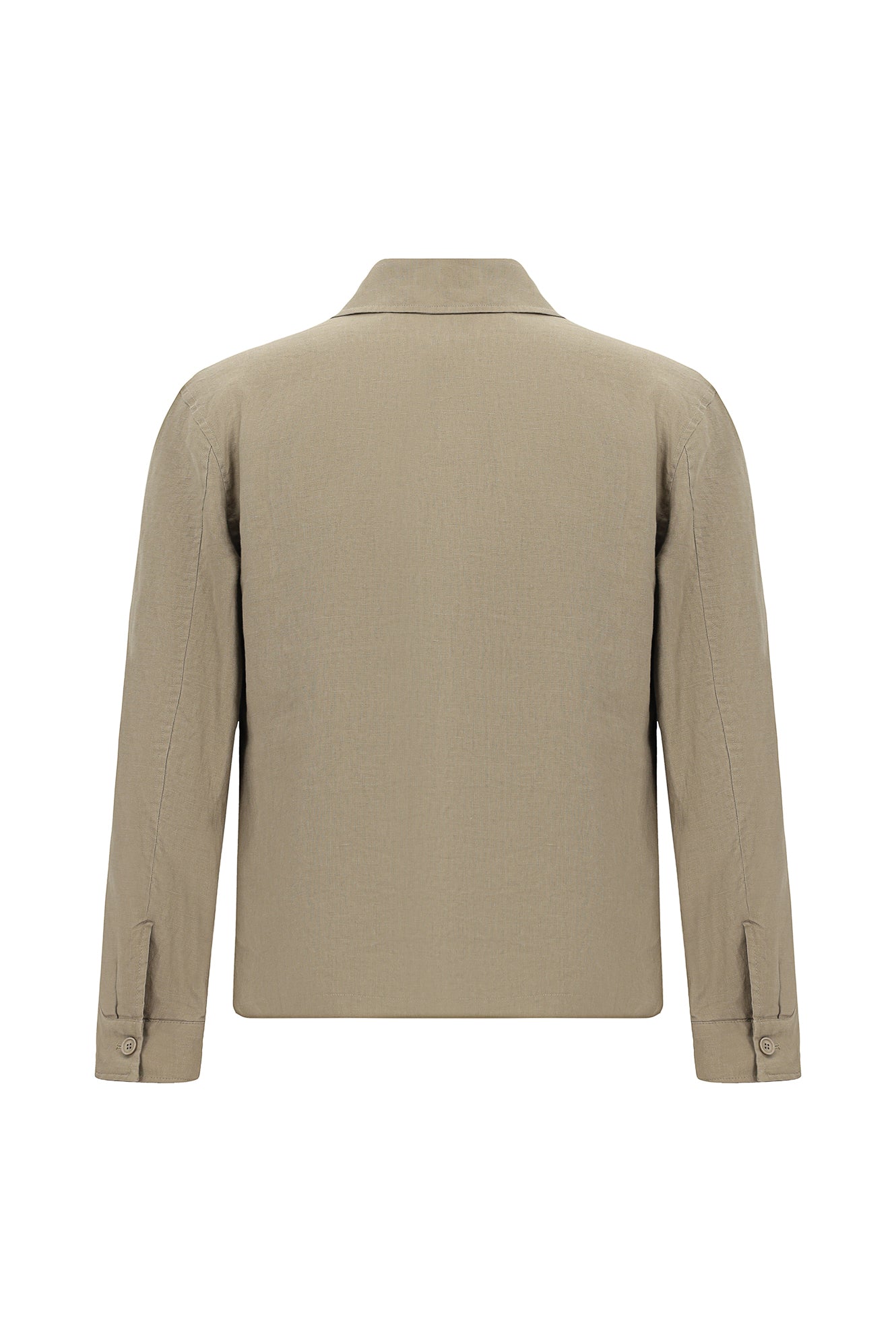 Orta Vizon Slim Fit Dar Kesim Mevsimlik Spor Keten Mont