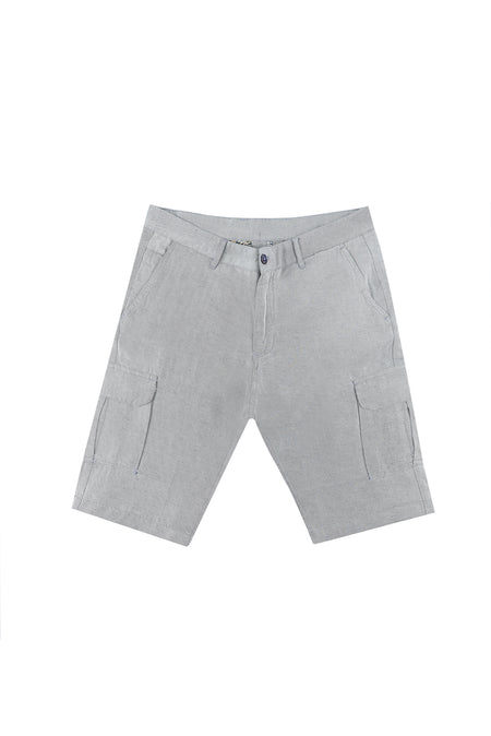 Açık Lacivert Relaxed Fit Rahat Kesim Bermuda Şort