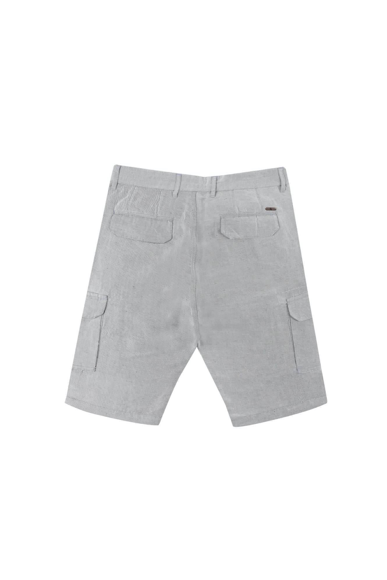 Açık Lacivert Relaxed Fit Rahat Kesim Bermuda Şort