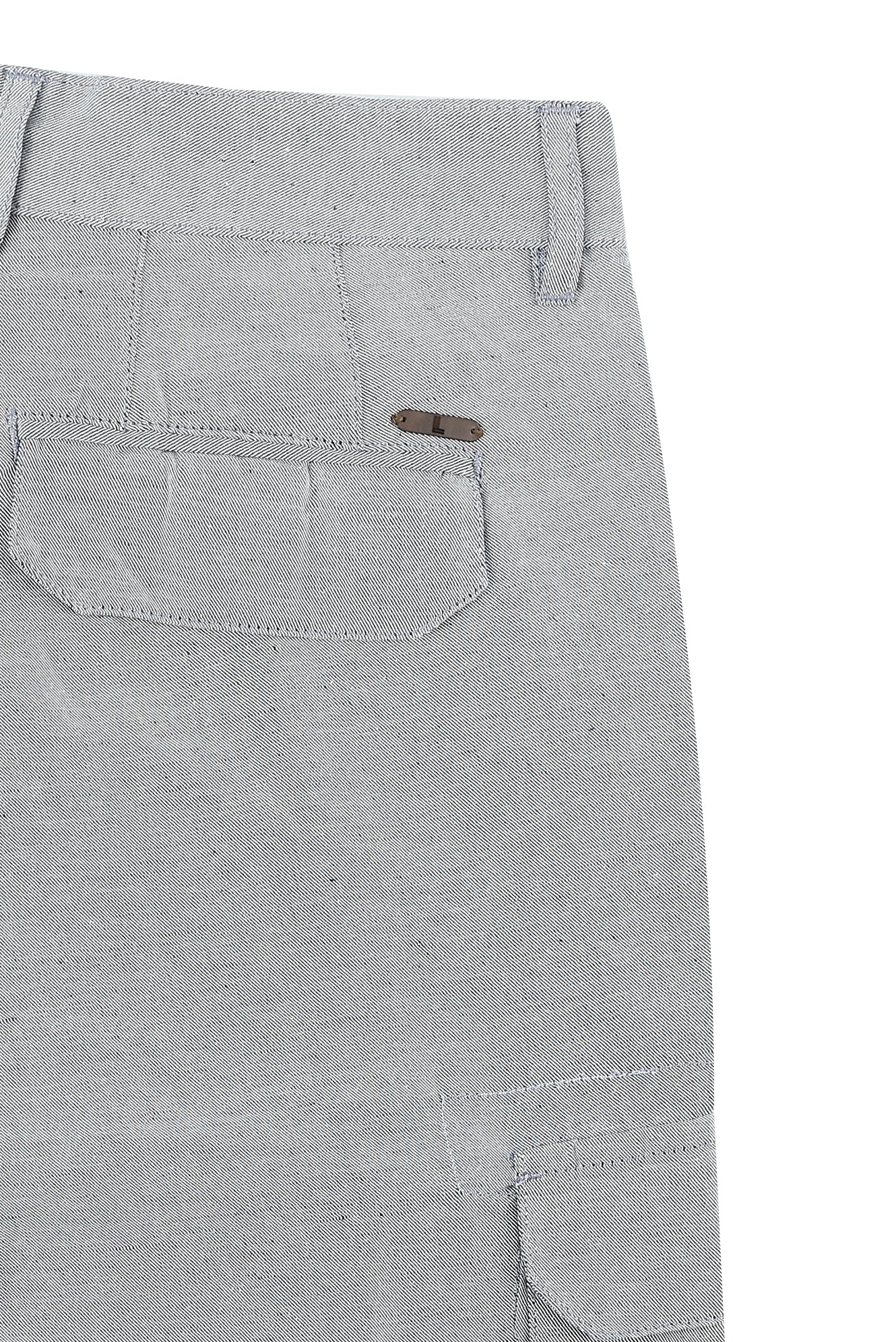 Açık Lacivert Relaxed Fit Rahat Kesim Bermuda Şort