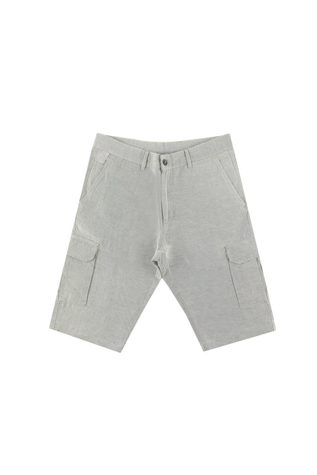 Ya? Ye?ili-Olive 4 Drop Relaxed Fit Rahat Kesim Bermuda ?ort-Abdullah Ki??l?