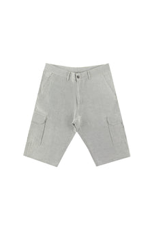 Yağ Yeşili-Olive Relaxed Fit Rahat Kesim Bermuda Keten Şort