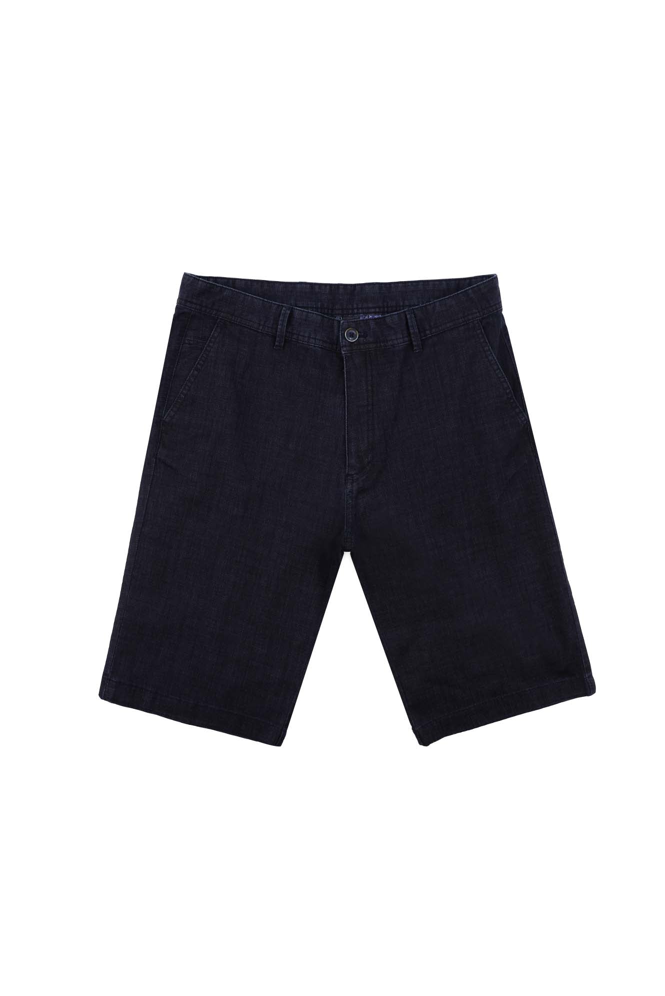 Havacı Mavi Slim Fit Dar Kesim Bermuda Şort