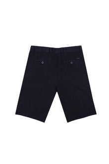 Havacı Mavi Slim Fit Dar Kesim Bermuda Şort