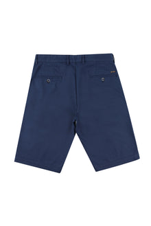 Orta Lacivert Regular Fit Pamuklu Bermuda Şort