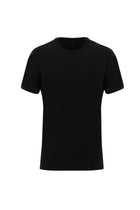 Siyah Bisiklet Yaka Slim Fit Dar Kesim T-shirt