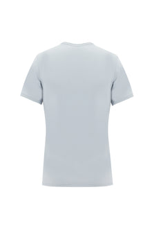 Açık Mavi Bisiklet Yaka Slim Fit Dar Kesim T-shirt