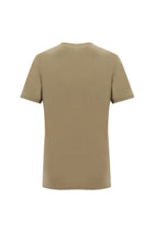 Orta Kahve Bisiklet Yaka Slim Fit Dar Kesim T-shirt