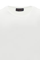 Beyaz Bisiklet Yaka Slim Fit Dar Kesim T-shirt