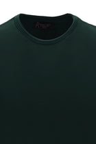 Koyu Yeşil Bisiklet Yaka Slim Fit Dar Kesim T-shirt