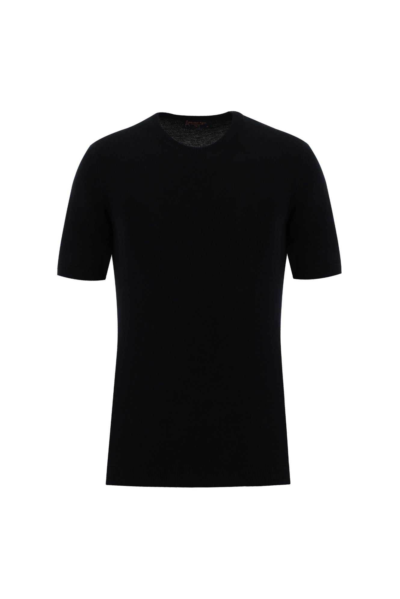 Siyah Bisiklet Yaka Slim Fit Dar Kesim T-shirt