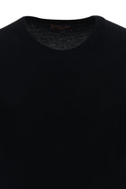 Siyah Bisiklet Yaka Slim Fit Dar Kesim T-shirt