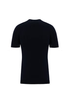 Orta Lacivert Bisiklet Yaka Slim Fit Dar Kesim T-shirt