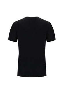 Siyah V Yaka Slim Fit Dar Kesim T-shirt