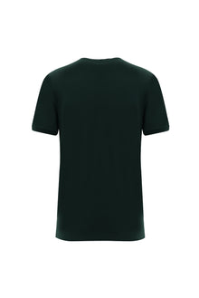 Koyu Yeşil V Yaka Slim Fit Dar Kesim T-shirt