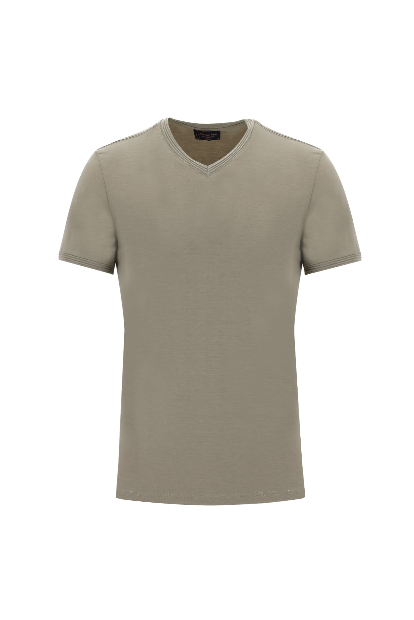 Orta Vizon V Yaka Slim Fit Dar Kesim T-shirt