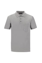 Orta Gri Polo Yaka Regular Fit Pamuk T-shirt