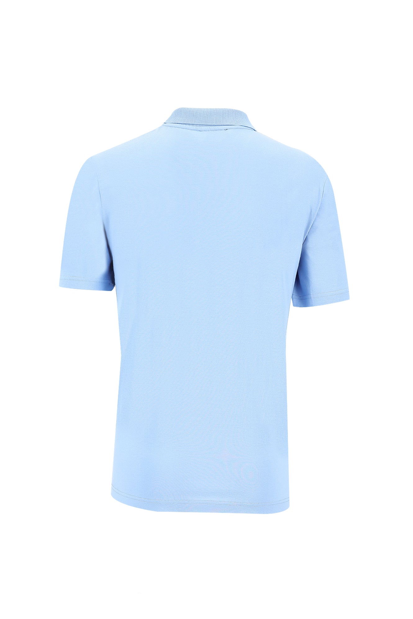 Gök Mavisi Polo Yaka Regular Fit Pamuk T-shirt