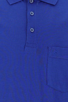 Koyu Mavi  Polo Yaka Regular Fit Pamuk T-shirt