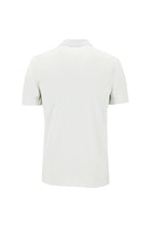 Beyaz Polo Yaka Regular Fit Pamuk T-shirt