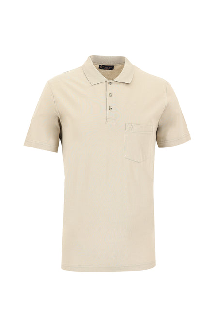 Orta Vizon Polo Yaka Regular Fit Pamuk T-shirt