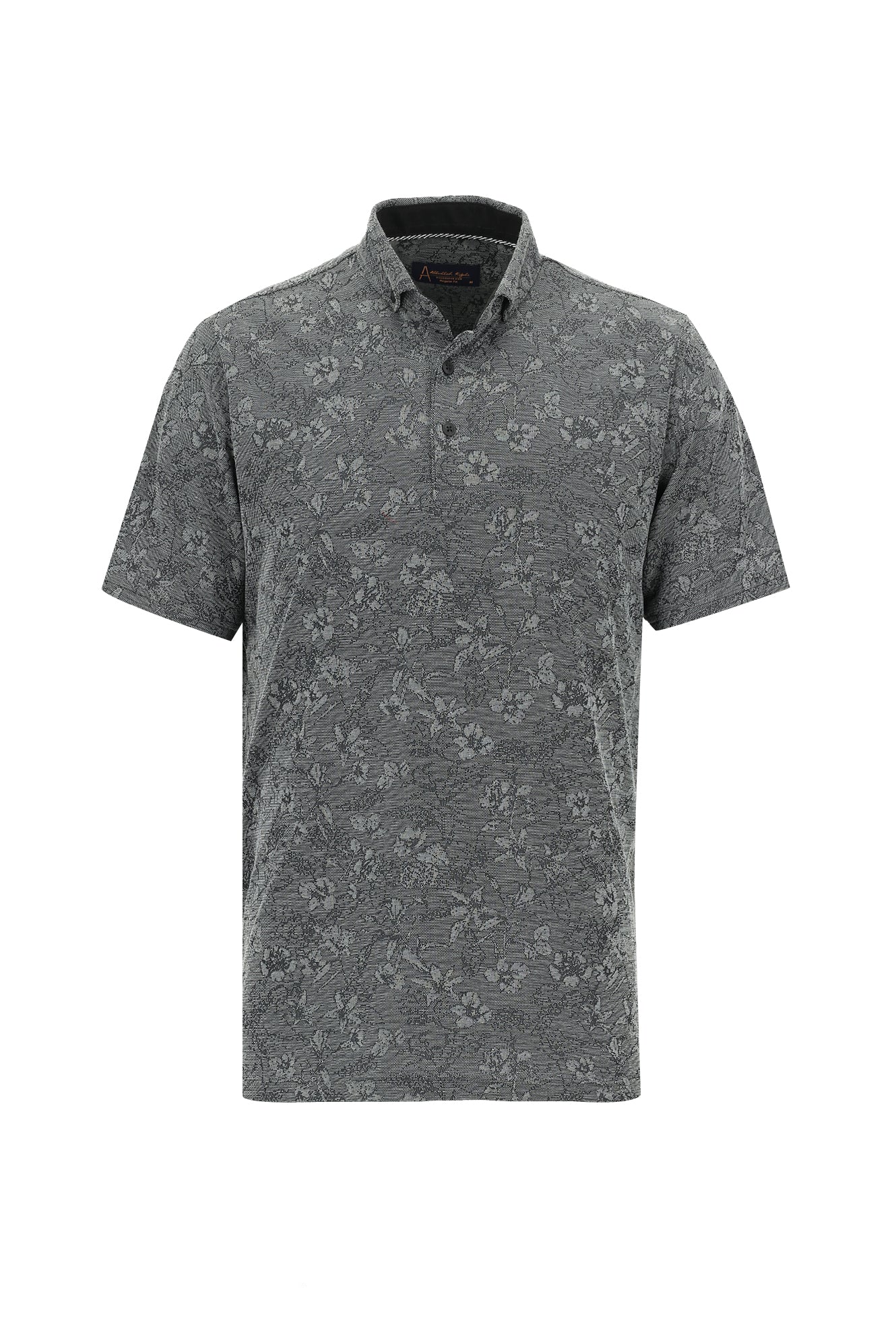 Siyah Polo Yaka Regular Fit T-shirt