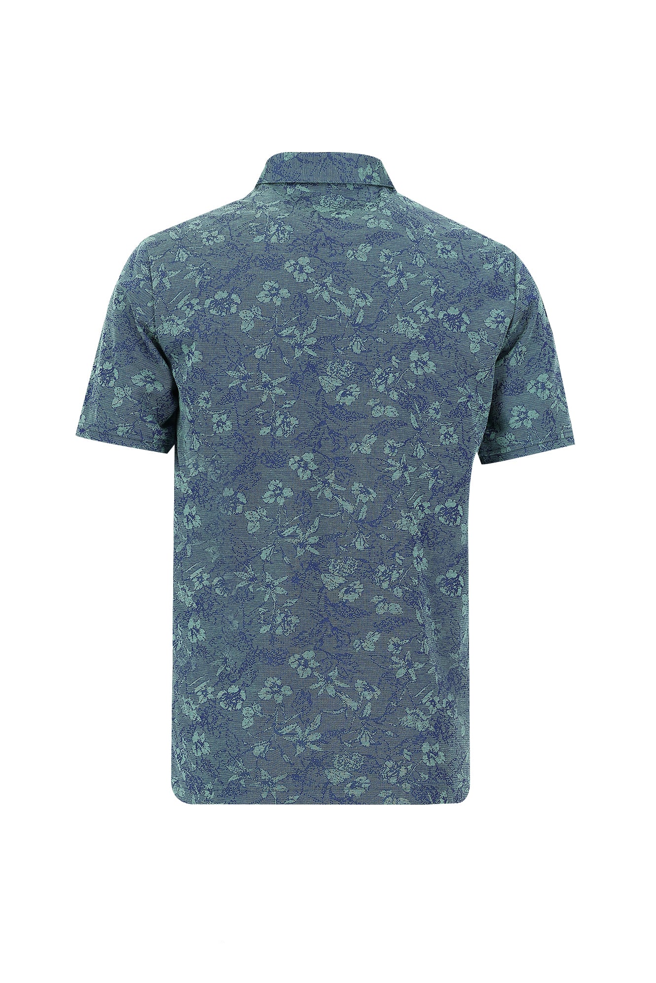 Orman Yeşili Polo Yaka Regular Fit T-shirt