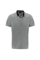 Orta Gri Polo Yaka Regular Fit T-shirt