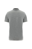 Orta Gri Polo Yaka Regular Fit T-shirt