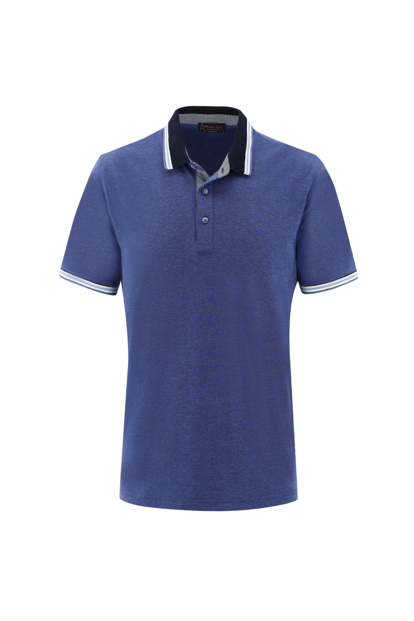 Açık Lacivert Polo Yaka Regular Fit T-shirt